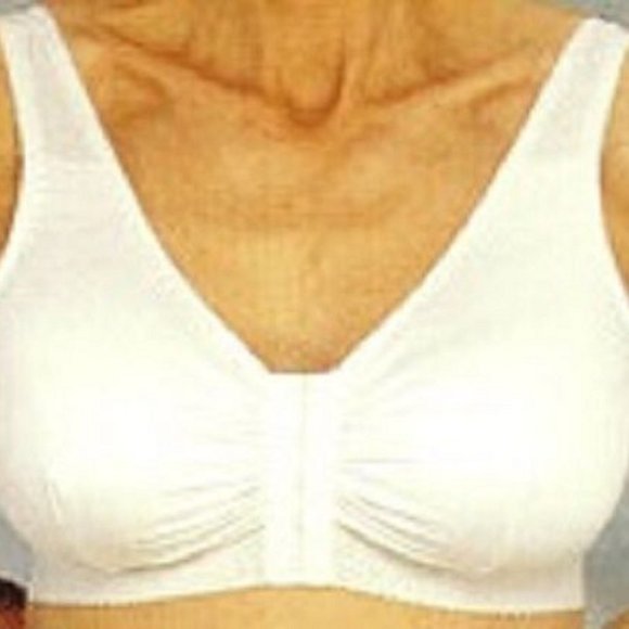 Bra Front Closure Leisure Cotton Pocket to add Pads or sleep 34,36 # 1582 Airway - Picture 2 of 6